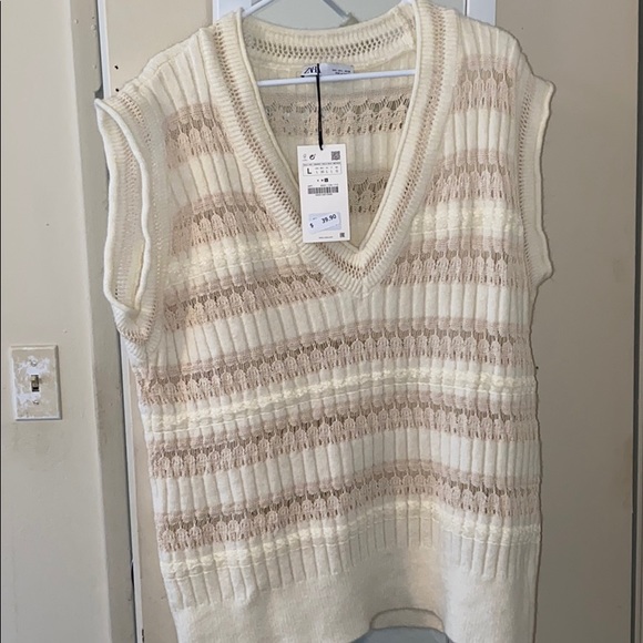 Zara Sweaters Zara Sweater Vest Poshmark